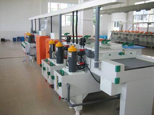Surface processing line